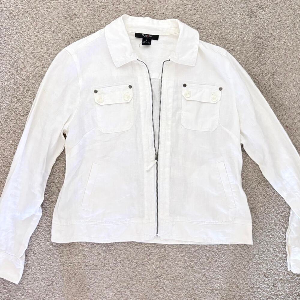 Style co white linen